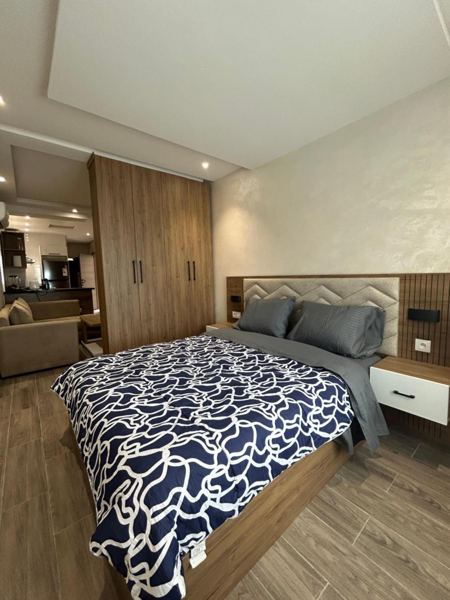 Splendide Studio Haut Standing En Face De La Marina Et A 200 M Du Port De Tanger - 1 Chambre Double Luaran gambar